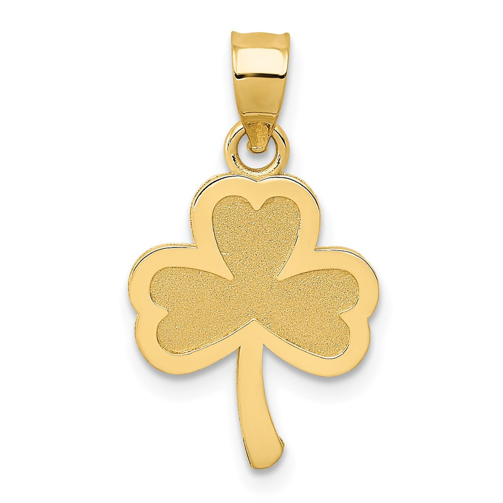3 Leaf Clover Pendant in 14k Yellow Gold