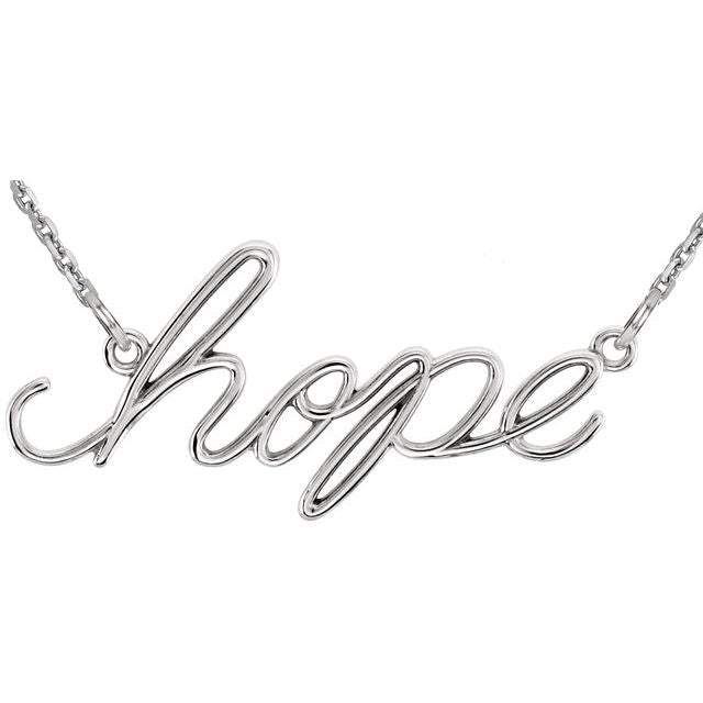 "Hope" 16.5" Necklace
