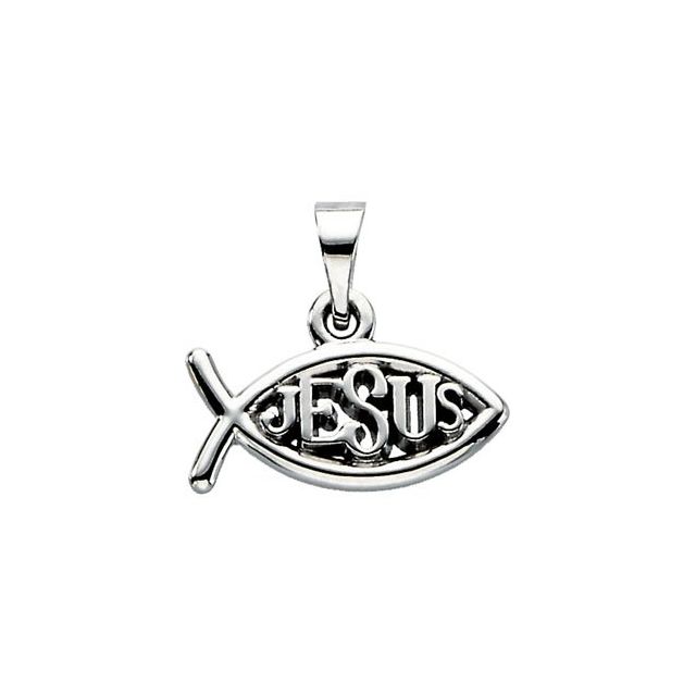 14x9mm Jesus Ichthus (Fish) Pendant