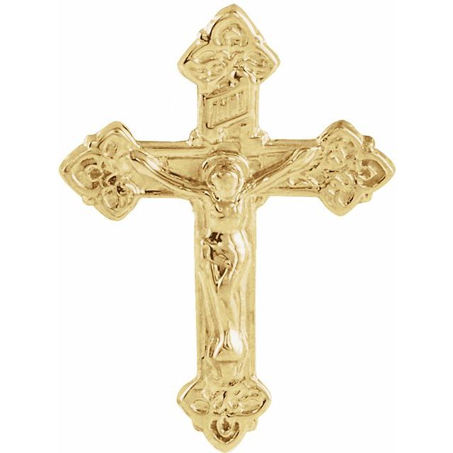 17.5x13mm Crucifix Lapel Pin