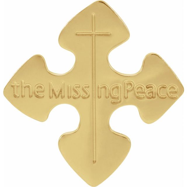 24x23mm Missing Peace Lapel Pin