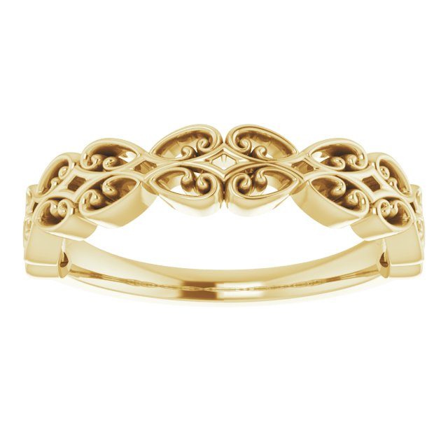 Vintage-Inspired Stackable Ring