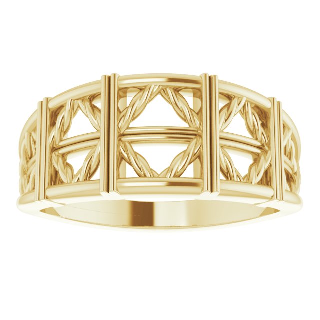 Stackable Lattice Ring