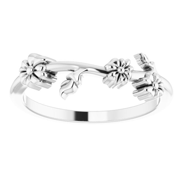 Floral Stackable Ring