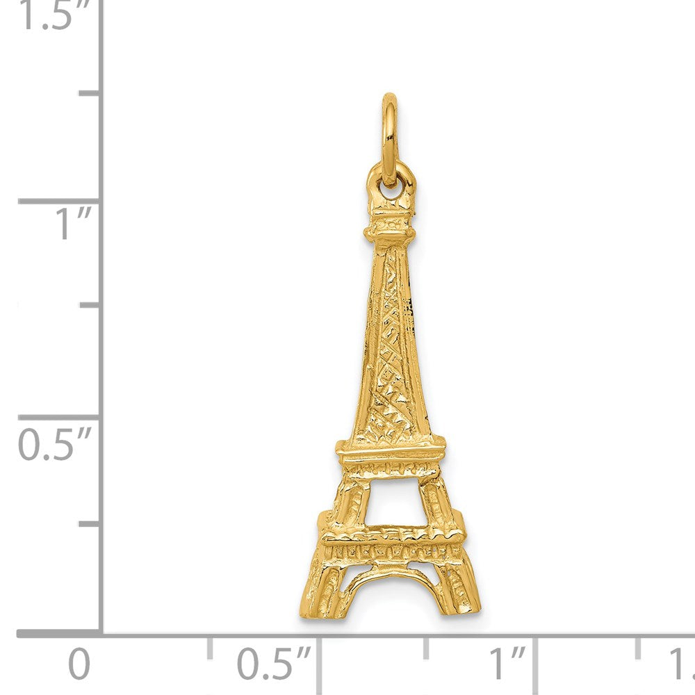 Eiffel Tower Charm in 14k Yellow Gold