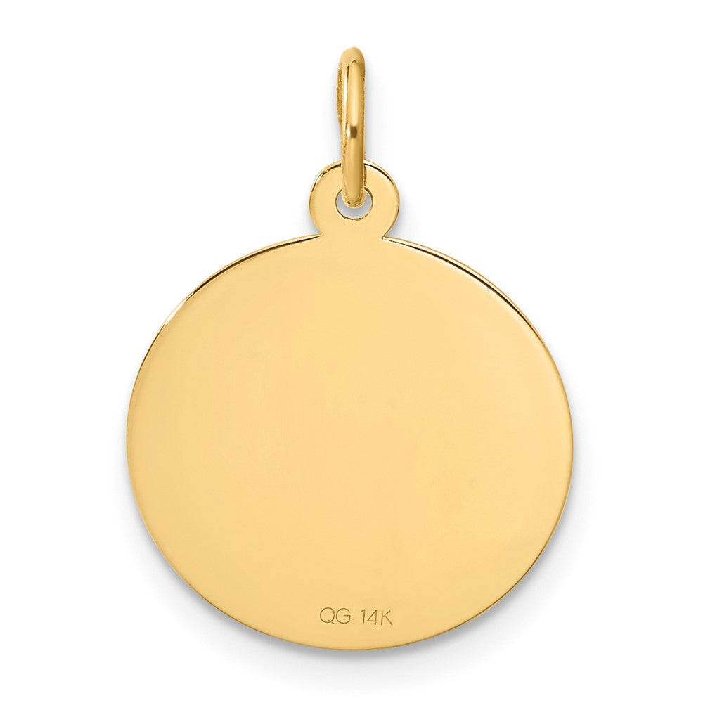 HAPPY ANNIVERSARY Charm in 14k Yellow Gold