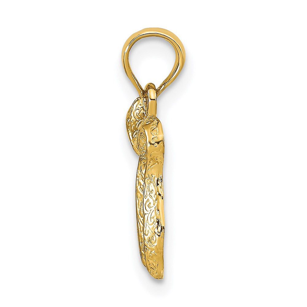 Chai Pendant in 14k Yellow Gold