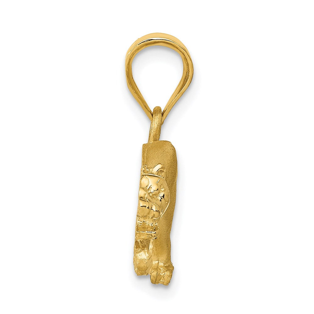 Panther Pendant in 14k Yellow Gold