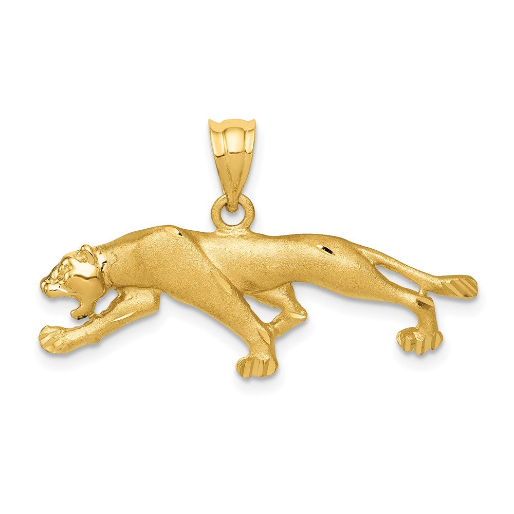 Panther Pendant in 14k Yellow Gold