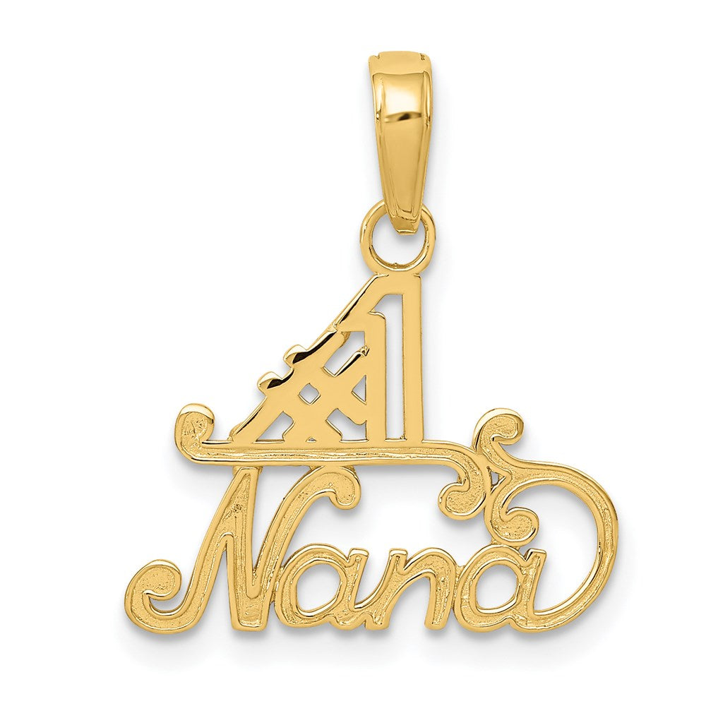 #1 NANA Charm in 14k Yellow Gold