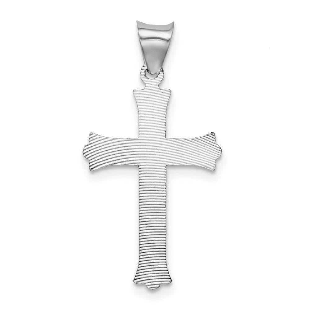 Crucifix Pendant in 14k White Gold