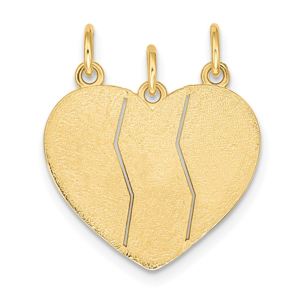 3-piece Break-apart BIG SIS-SIS-LIL SIS Charm in 14k Yellow Gold