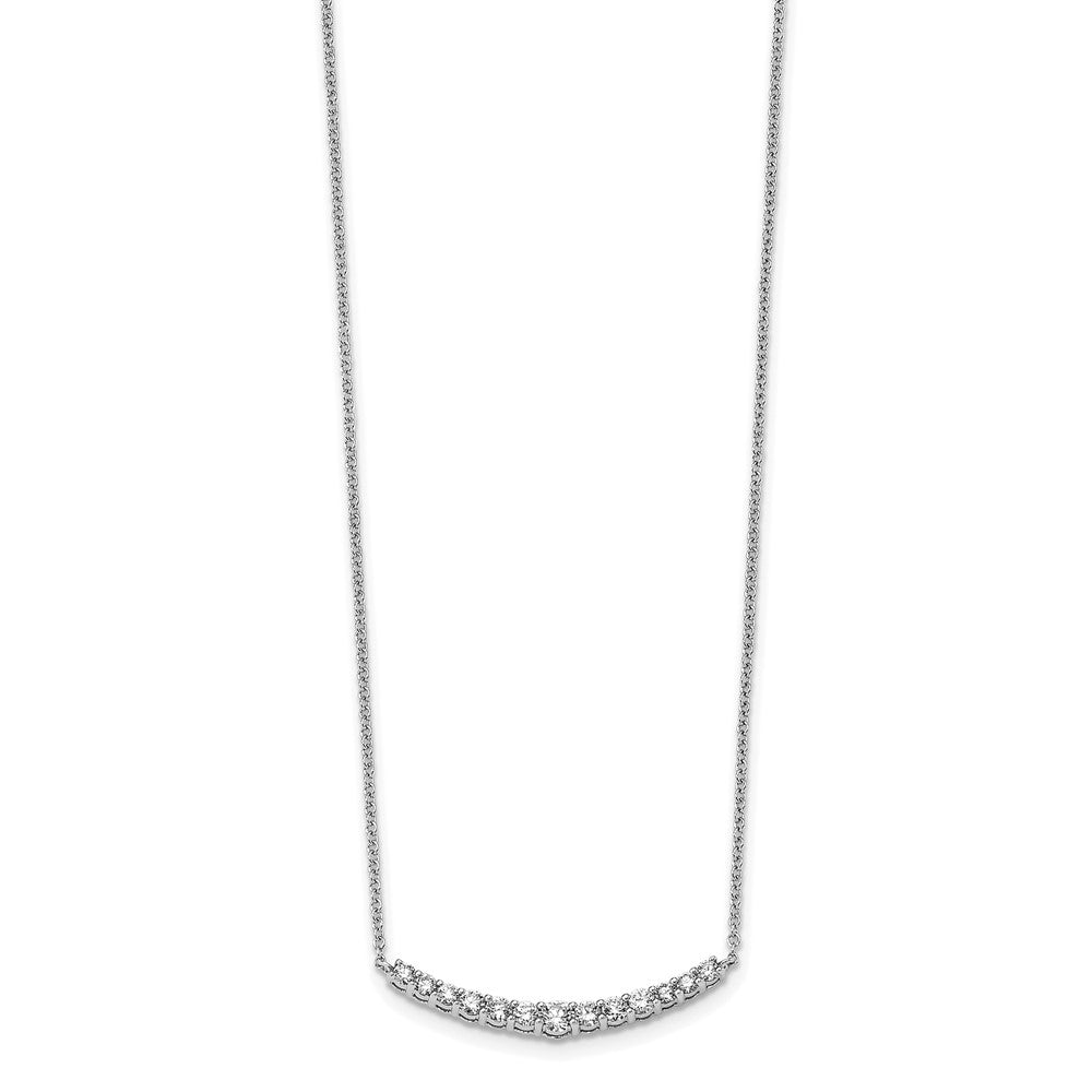 Lab Grown Diamond VS/SI FGH Pendant with Chain in 14k White Gold