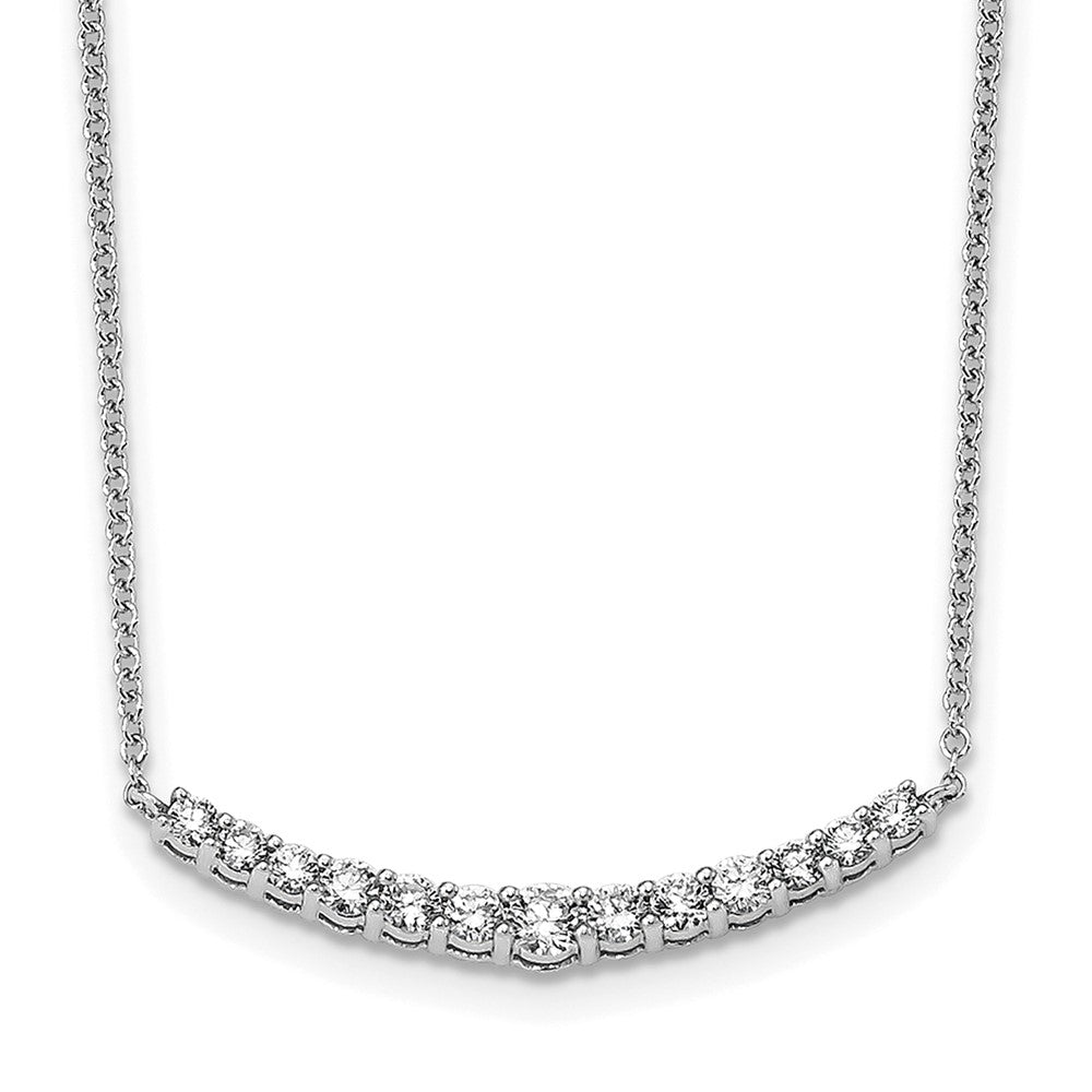 Lab Grown Diamond VS/SI FGH Pendant with Chain in 14k White Gold