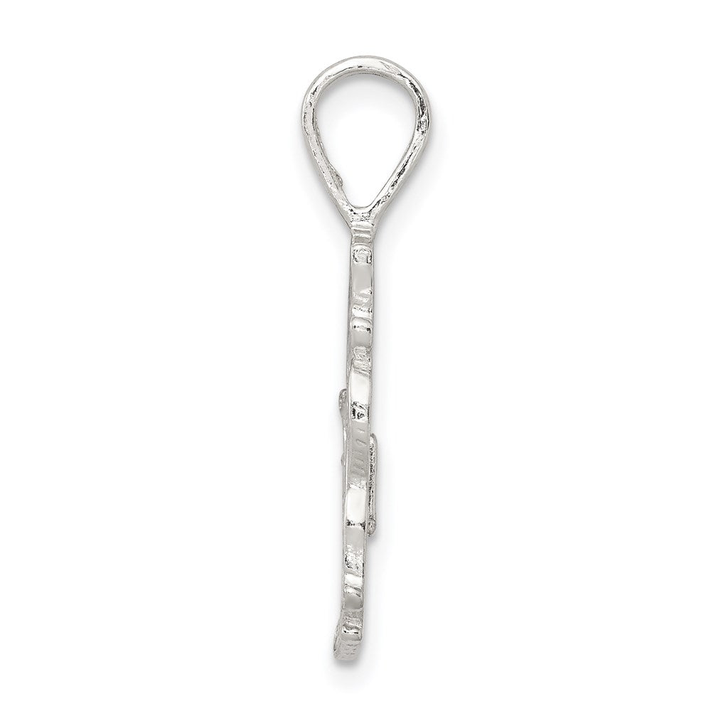 #1 Mom Charm in Sterling Silver
