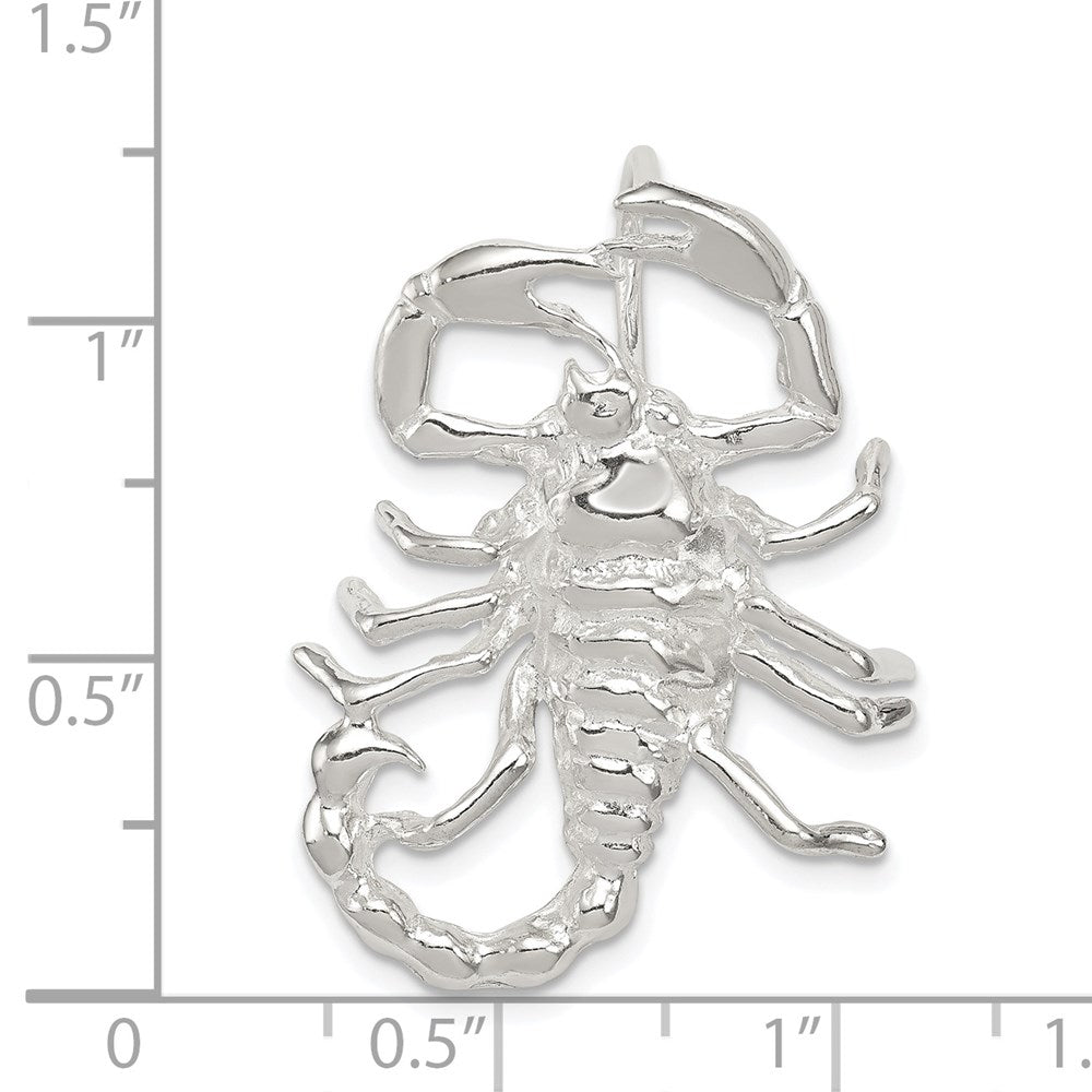 Scorpion Pendant in Sterling Silver