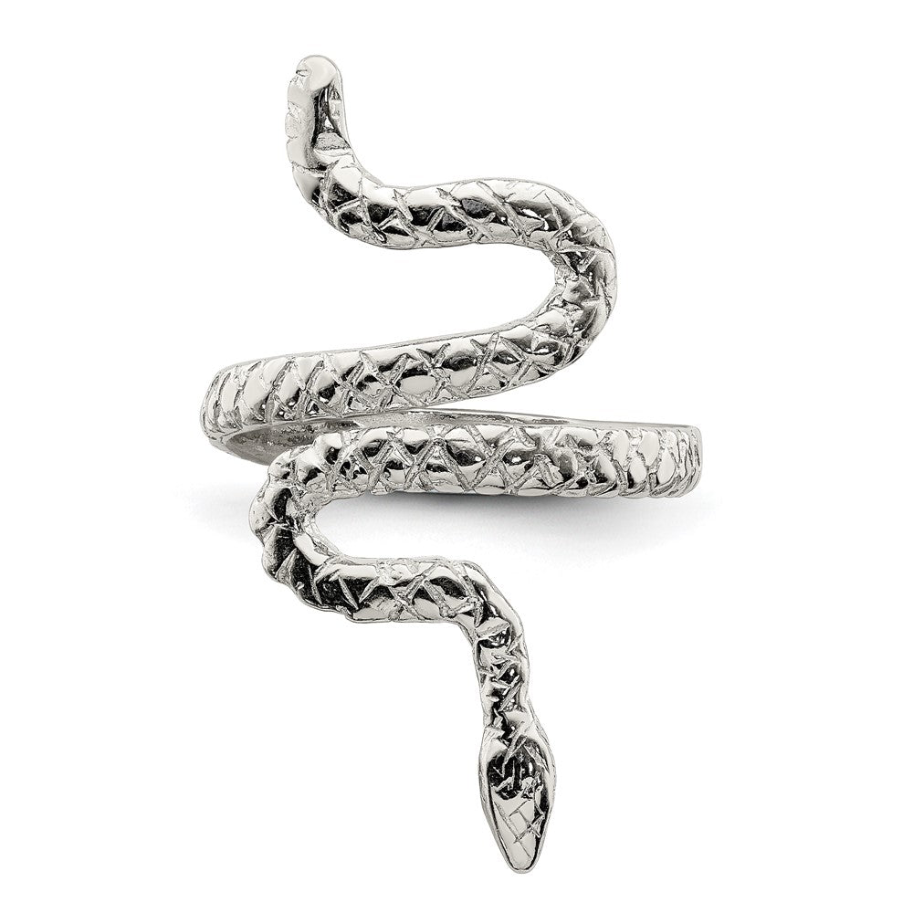 Snake Ring in Sterling Silver