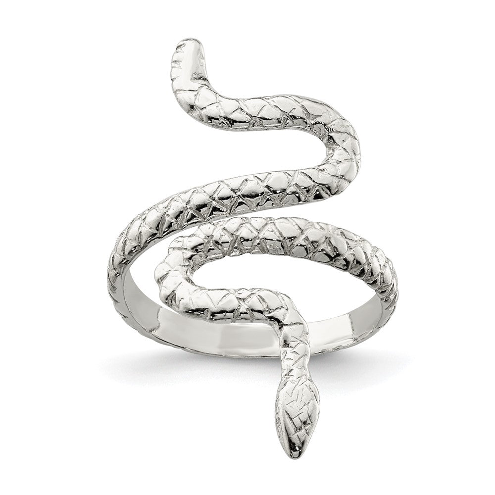 Snake Ring in Sterling Silver