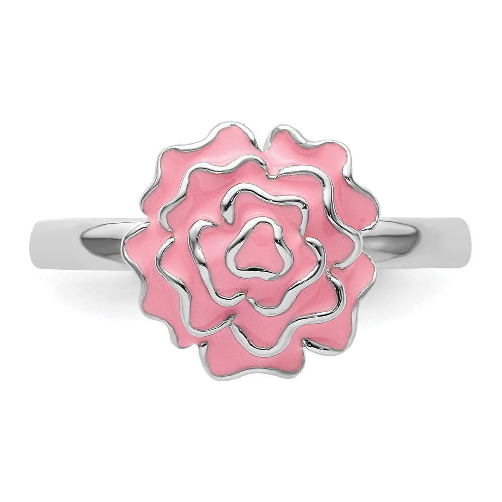 Stackable Expressions Carnation Ring in Sterling Silver