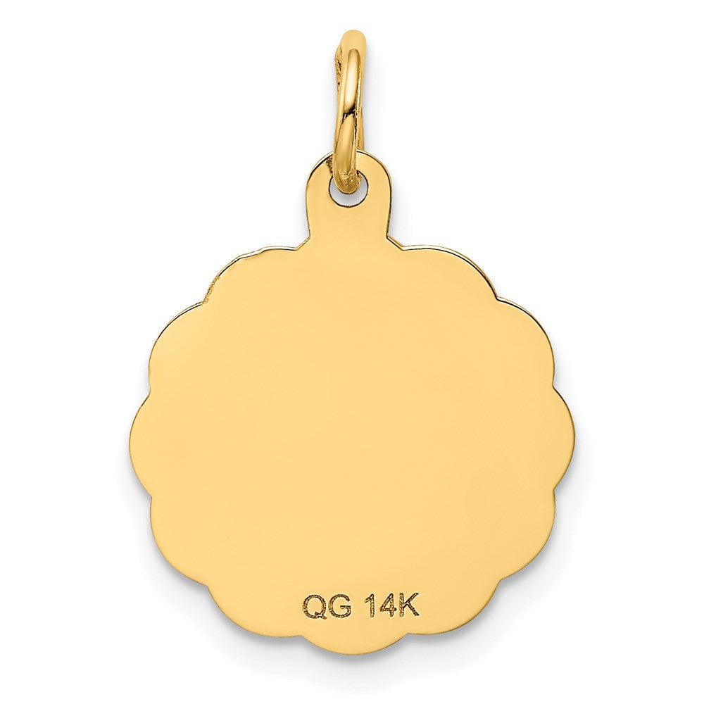 SPECIAL AUNT Charm in 14k Yellow Gold