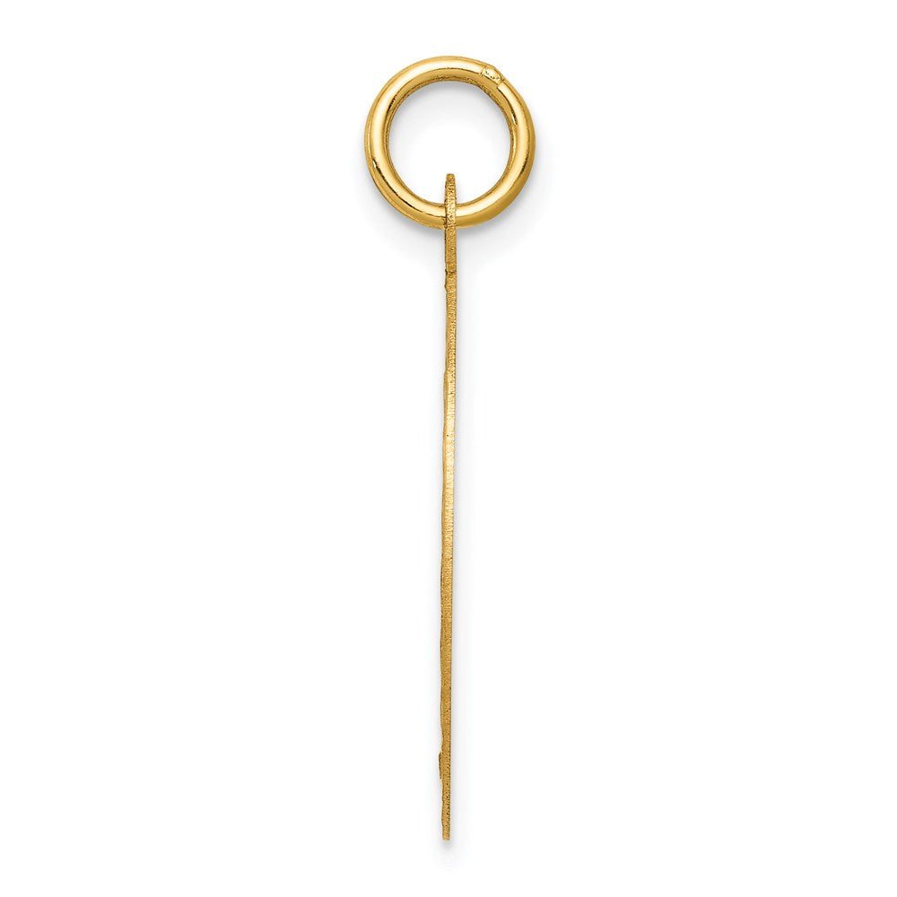 Confirmation Disc Charm in 14k Yellow Gold