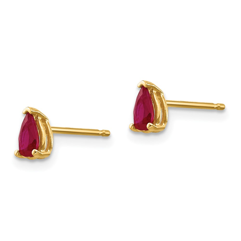 Ruby Ruby Earrings in 14k Yellow Gold