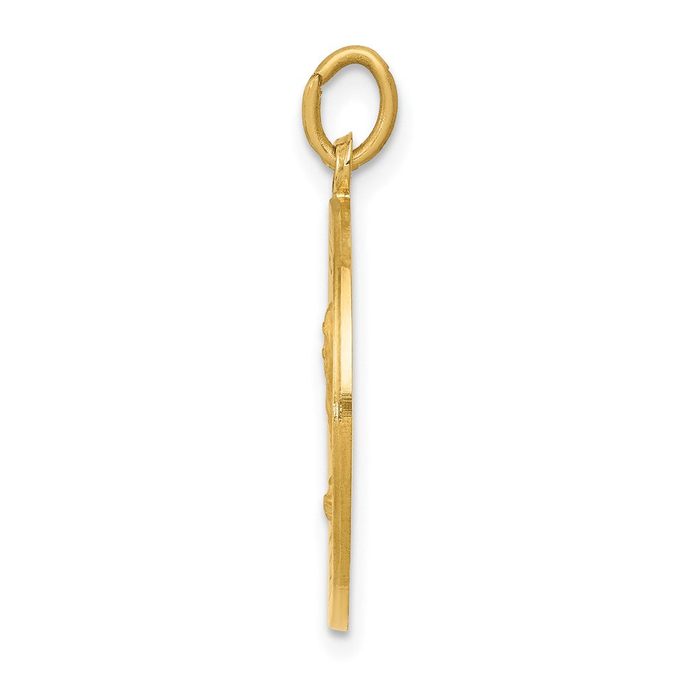 Saint Andrew Medal Pendant in 14k Yellow Gold
