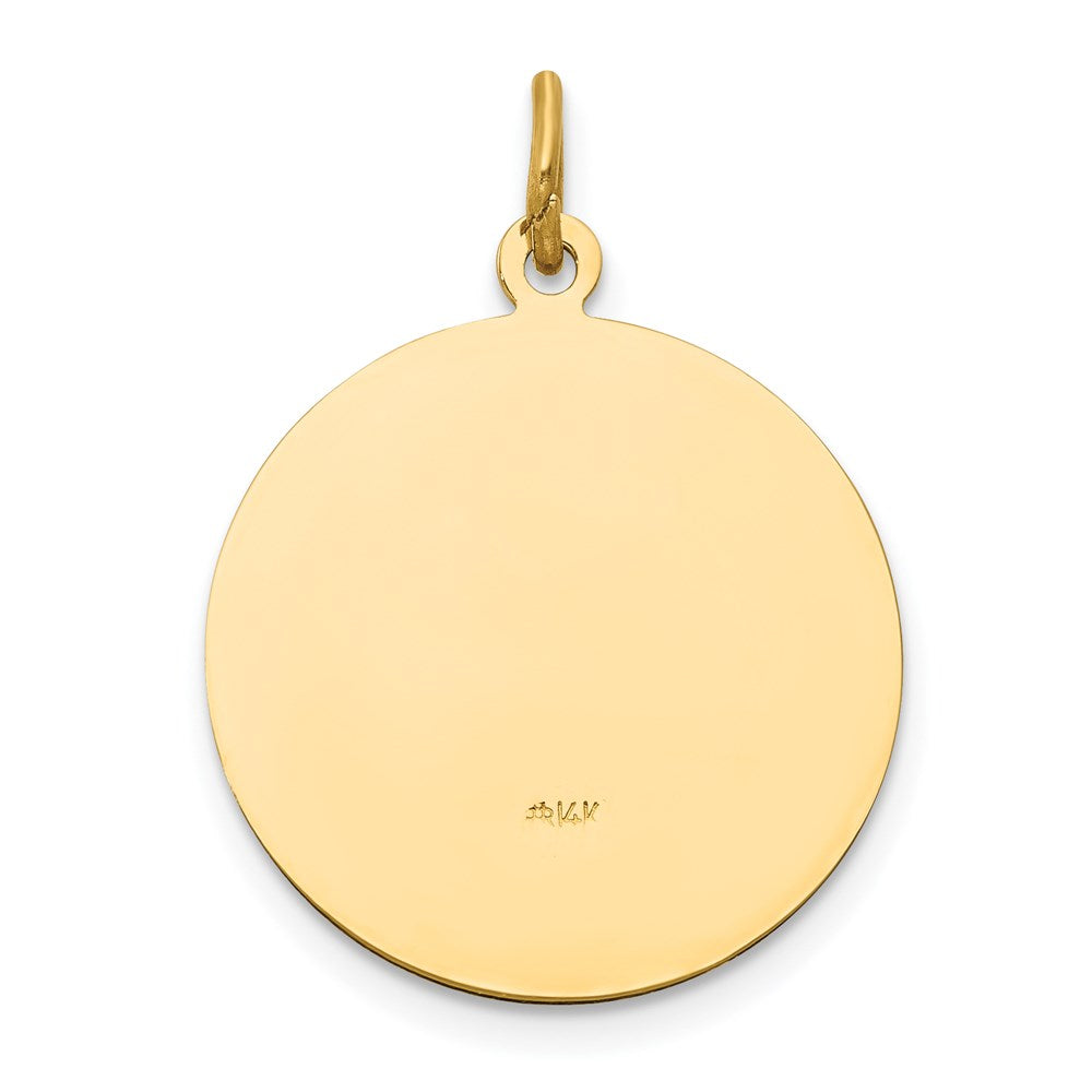 Saint Andrew Medal Pendant in 14k Yellow Gold