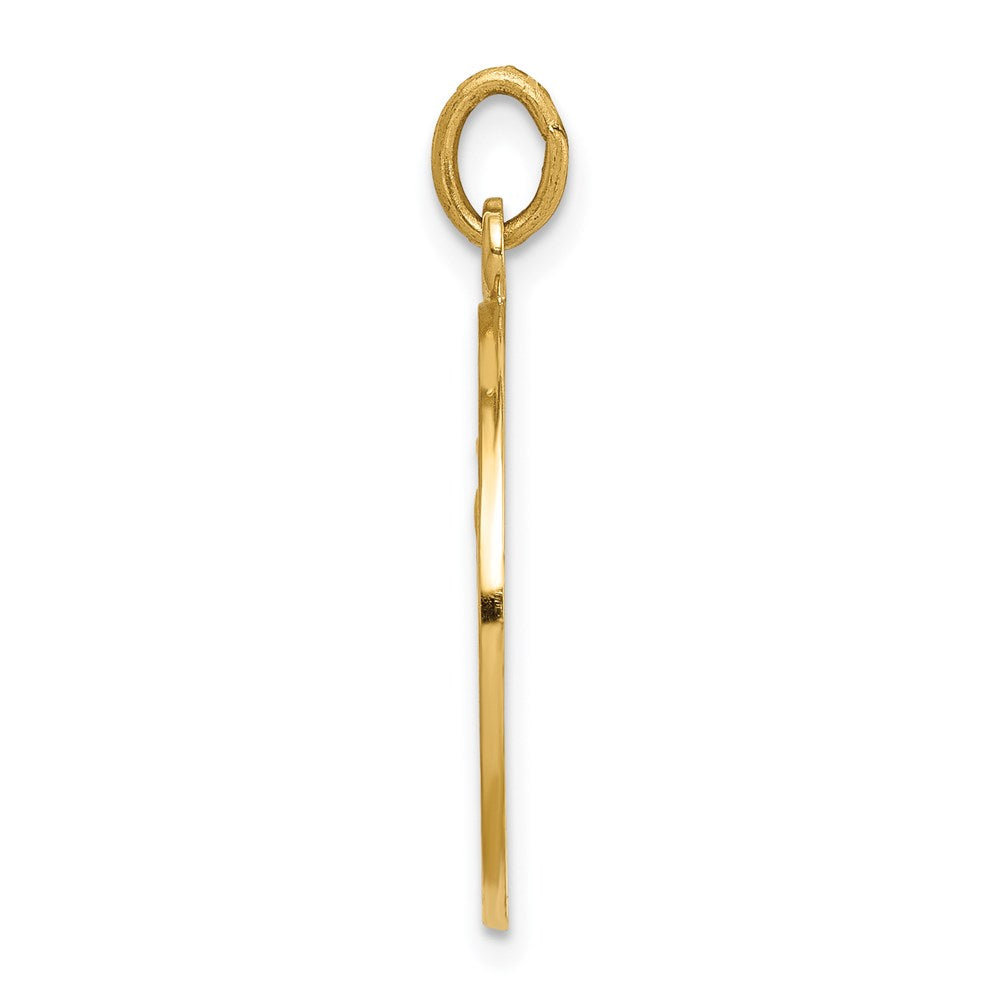 Our Lady of Fatima Medal Pendant in 14k Yellow Gold