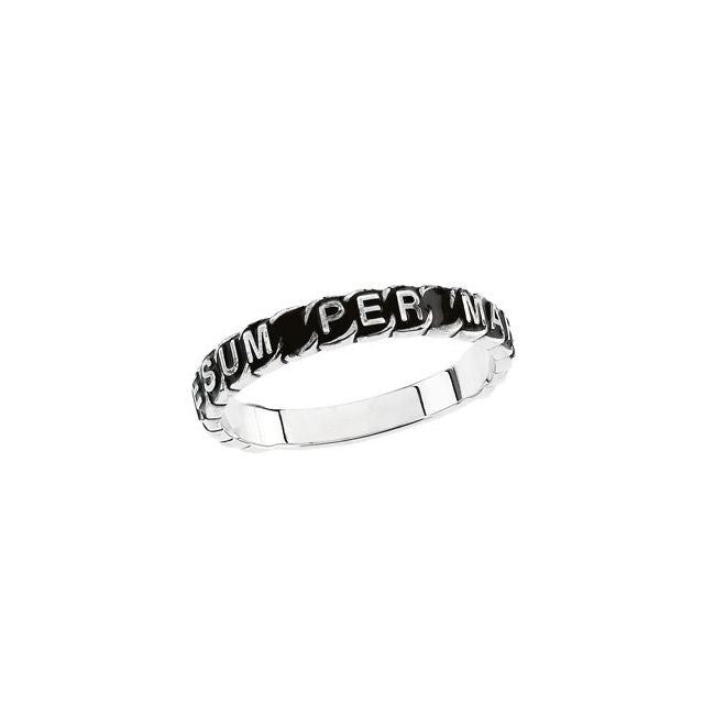 "To Jesus Through Mary" Total Consecration Ring