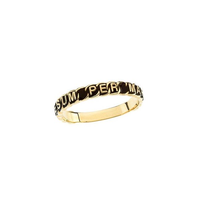 "To Jesus Through Mary" Total Consecration Ring