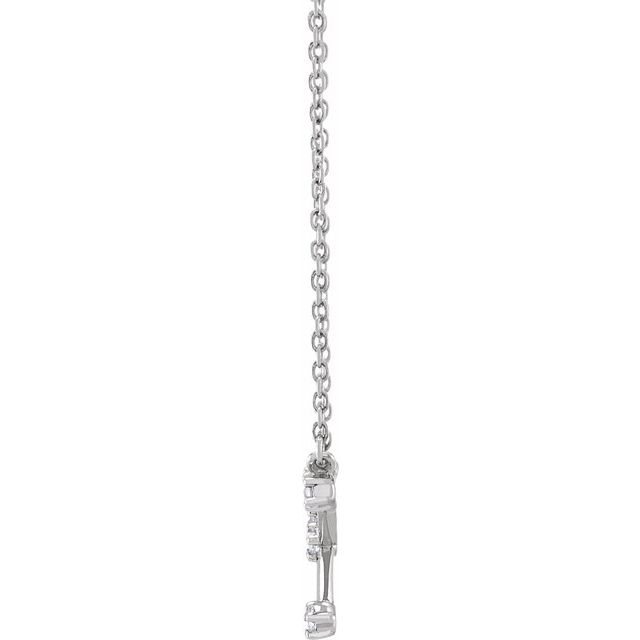 Round 1/8 CTW Natural Diamond Cancer Necklace