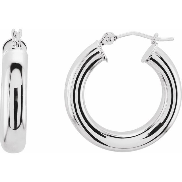 20mm Tube Hoop Earrings