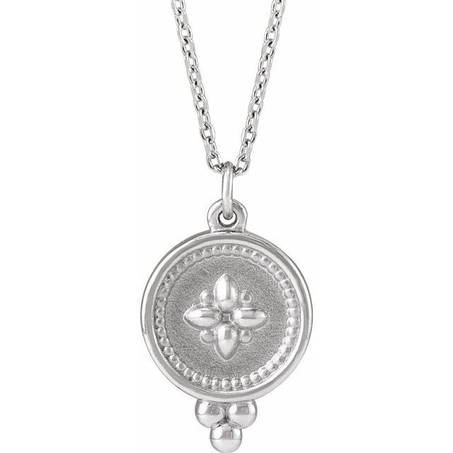 Beaded Disc Necklace