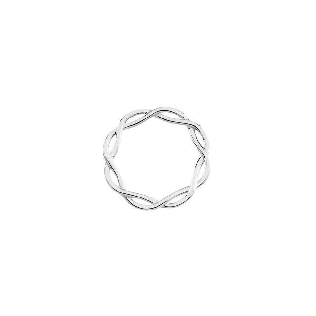 Infinity-Inspired Circle Pendant