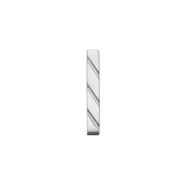 Grooved Bar Pendant