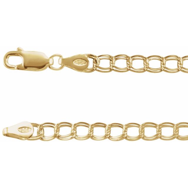 4mm Curb Charm Chain