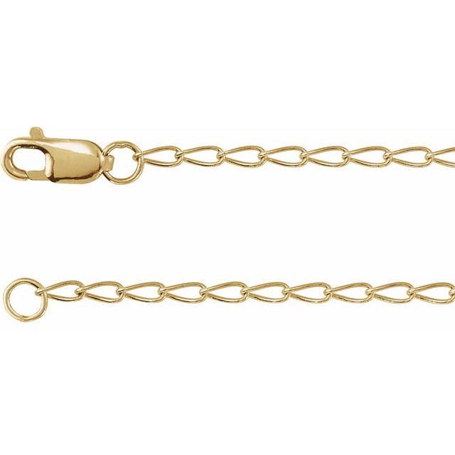 1.6mm Elongated Curb Chain