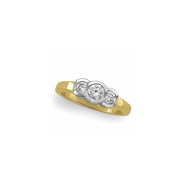 3/4 CTW Diamond Three-Stone Anniversary Band