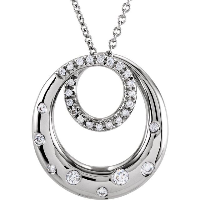 1/3 CTW Natural Diamond Necklace