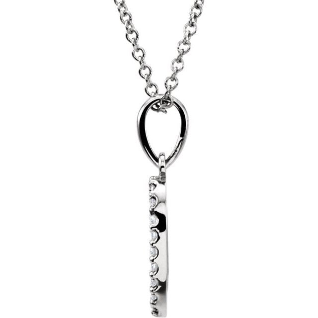 Round 1/10 CTW Natural Diamond Necklace