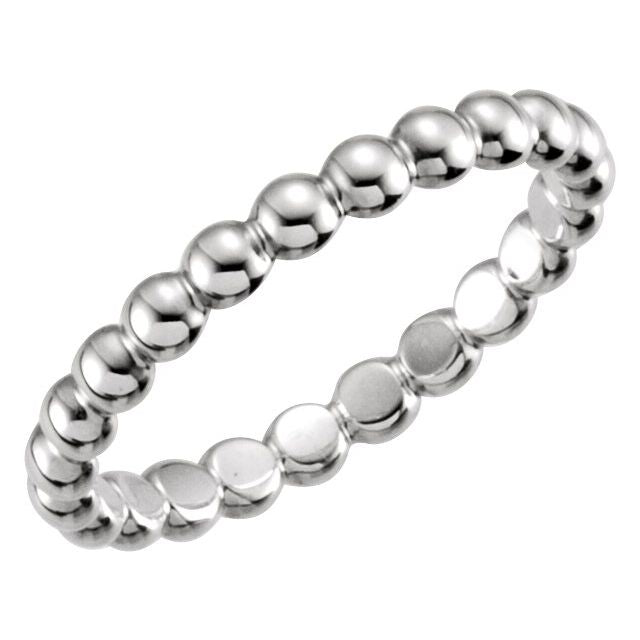Beaded Stackable Ring