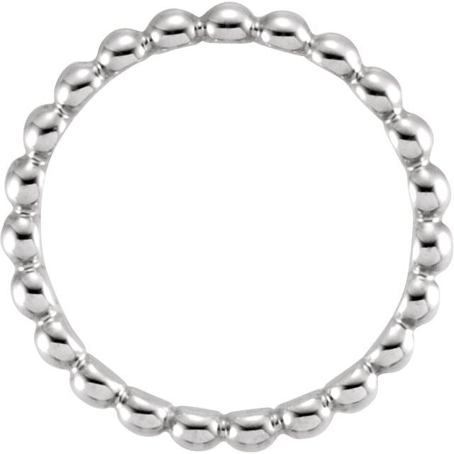 Beaded Stackable Ring