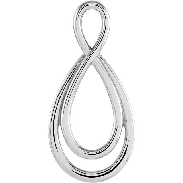 15.3x7.3mm Infinity-Inspired Pendant