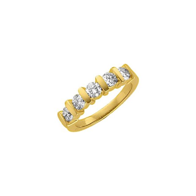9/10 CTW Natural Diamond Anniversary Band