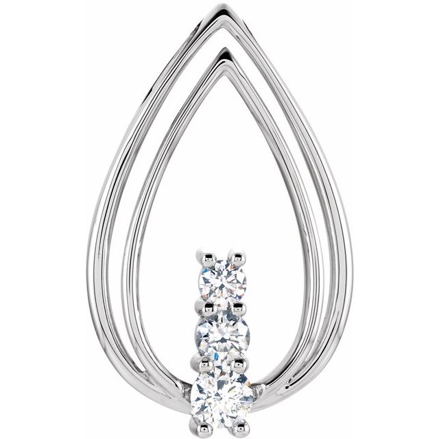 1/2 CTW Natural Diamond Pendant