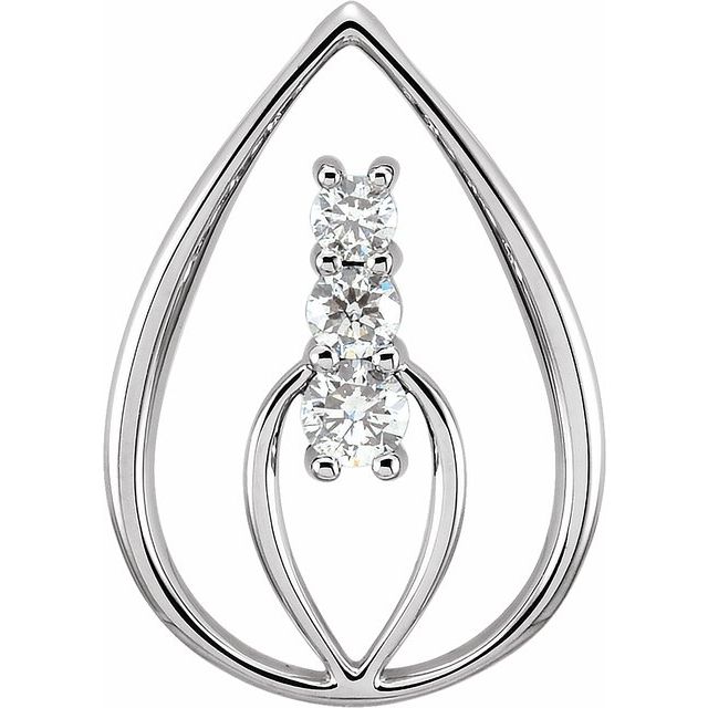 1/2 CTW Natural Diamond Pendant