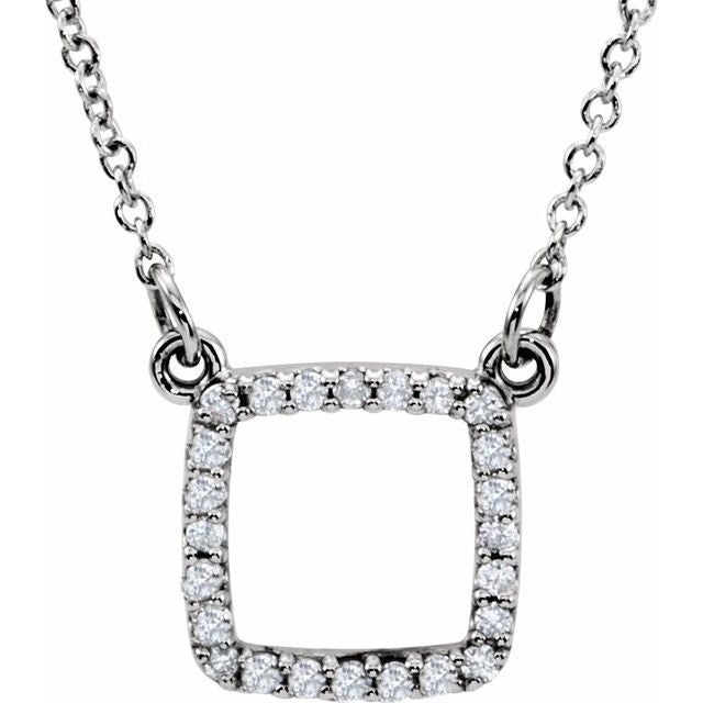 1/10 CTW Natural Diamond Necklace