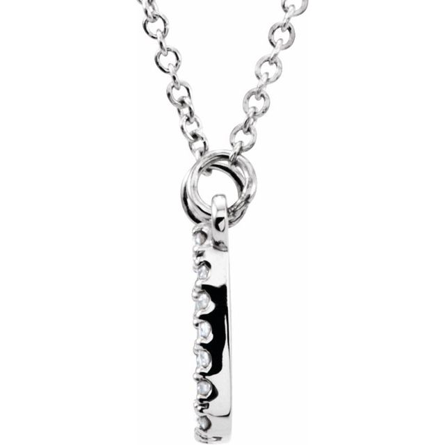1/10 CTW Natural Diamond Necklace