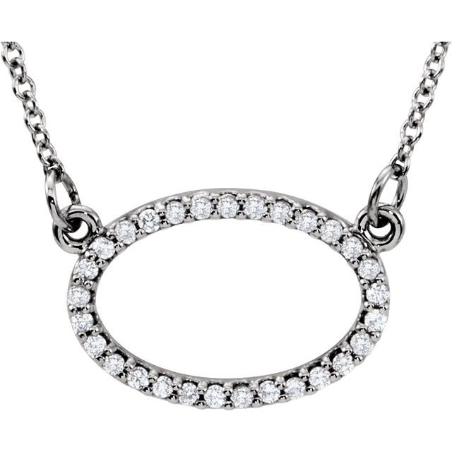 1/8 CTW Natural Diamond Necklace